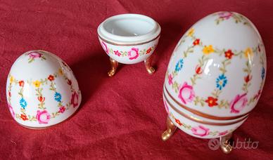 Uovo portagioie ceramica 