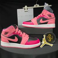 Jordan 1 Mid Rosa Fucsia Nero EU 36