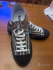 Sneakers Jack Low-Top in tela di cotone Burberry