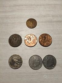 🪙 7 monete centesimi Regno D'Italia antiche 🪙 