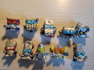 Lotto 10 SuperZings Superzings Rari Argento