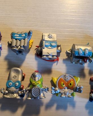 Lotto 10 SuperZings Superzings Rari Argento