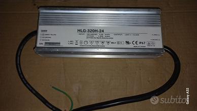 Alimentatore Mean Well HLG-320H-24 con uscita 24Vd