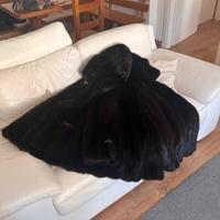 Pelliccia visone con cappuccio