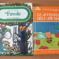 2 libri per bambini di favole anni 70