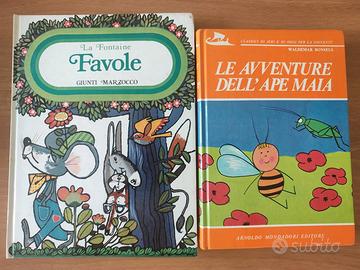 2 libri per bambini di favole anni 70