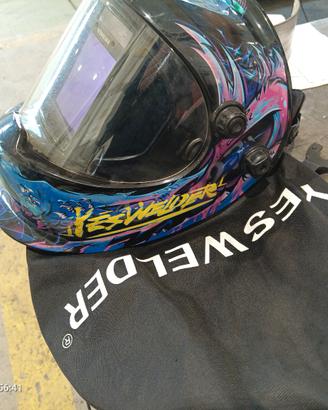casco per saldatore autoscurante