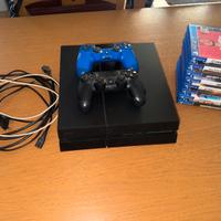 PS4 500gb con due joystick e molti giochi