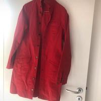 Giacca lunga rossa