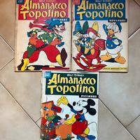 Albi d'oro 39 40 41 del 1956 Almanacco Topolino
