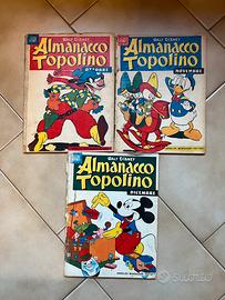 Albi d'oro 39 40 41 del 1956 Almanacco Topolino