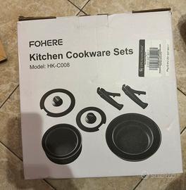 Fohere set di pentole e padelle 8 pezzi