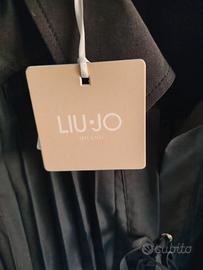 Liu.jo abito in cotone plissè nero smanicato Tg.42
