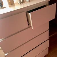Cassettiera IKEA MALM-6 cassetti-Bianca-Come nuova