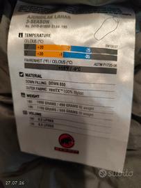 sacco a pelo piuma Mammut Ajungilak-Lahar 3season 