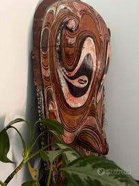 Antica Maschera Sepik Papua Nuova Guinea