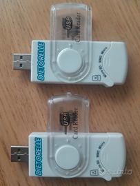 2 Lettori Card Reader USB Vintage - Dietorelle