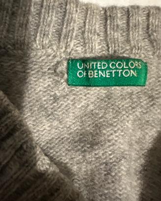 Maglione di lana  Benetton - grigio