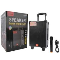 Cassa bluetooth portatile karaoke 10000 watt pmpo 