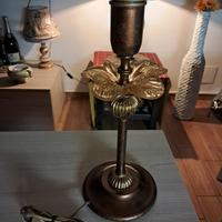 lampada vintage bronzo