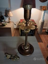 lampada vintage bronzo