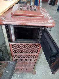 STUFA/CUCINA antica a legna NORDICA Dorella stufa