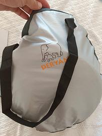 Lettino Tenda Campeggio Deryan Baby Luxe Argento 