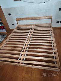 struttura letto con doghe marca ikea