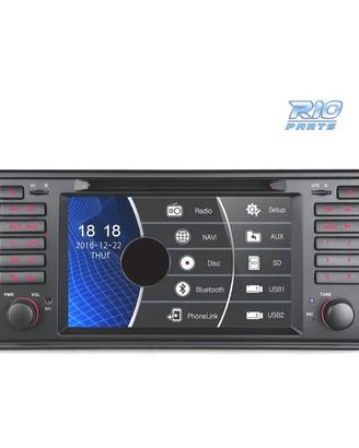 NAVIGATORE RADIO 7" BMW SERIE 5 E39 95-03 USB GPS