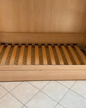 Letto singolo + letto a scomparsa 