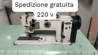 macchina da cucire cuoio Adler triplice piana 267