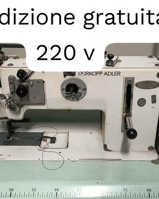macchina da cucire cuoio Adler triplice piana 267