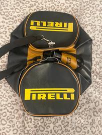 Borsone porelli vintage giallo nero
