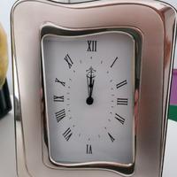 OROLOGIO-SVEGLIA laminato Argento