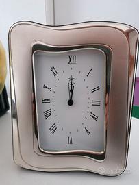 OROLOGIO-SVEGLIA laminato Argento
