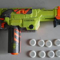Nerf Vortex Lumitron + 10 dischi originali – raro