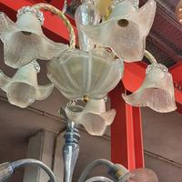 lampadario anni 60 vetro di Murano 