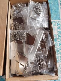 Lotto 10 piastrine militari identificativi nuovi