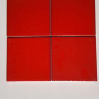 Piastrelle 10x10 rosso