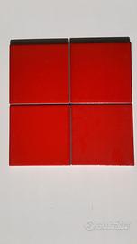 Piastrelle 10x10 rosso