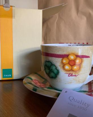 4 tazze colazione Thun nuove