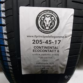 2 GOMME 205 45 17 CONTINENTAL A71806