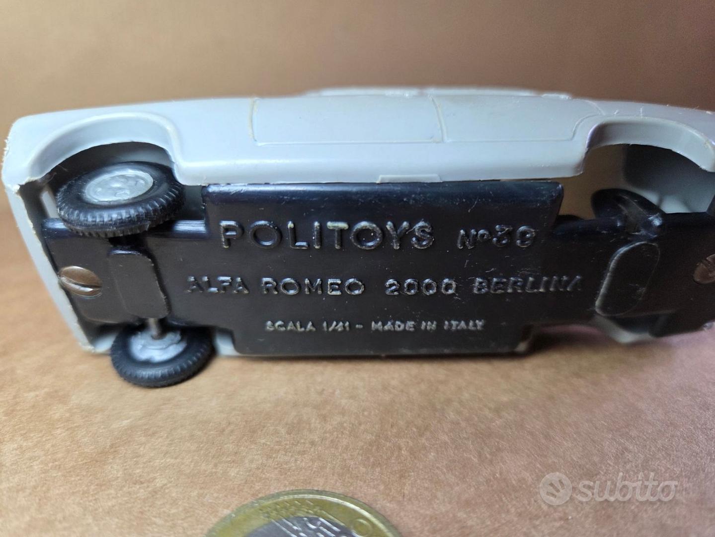 Politoys Alfa Romeo 2000 Berlina 39 No Mebetoys No Edil No Mercury No
