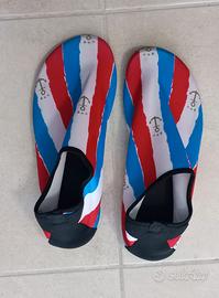 Scarpe antiscivolo TG 44-45 più Cuffia Nuova