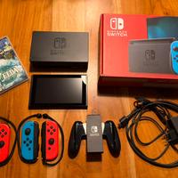 Nintendo Switch + 4 joycon + 2 giochi