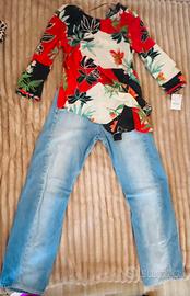 Jeans e camicia