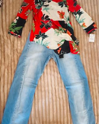 Jeans e camicia