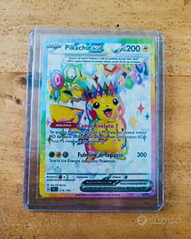 Lotto 6 Carte Pokemon Pikachu Holo (Vedi foto)