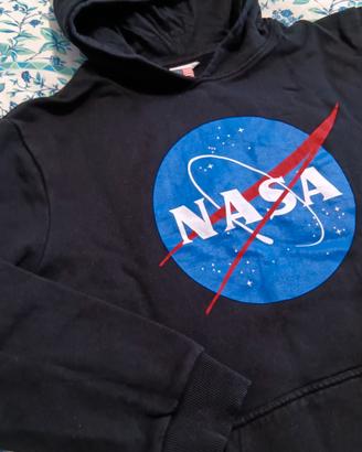 felpa NASA nera