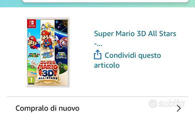 Super mario 3D All Stars Limited Edition